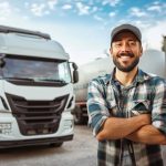 Afbeelding van een vrachtwagenchauffeur