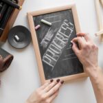 the progress op een krijtbord